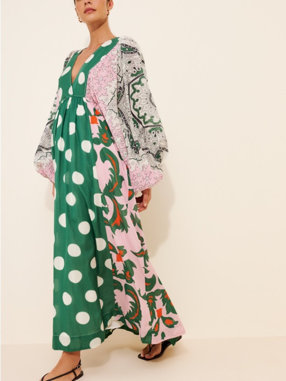 Essential Antwerp Patchwork Maxi Dress from Anthropologie - Picture 2 of 8